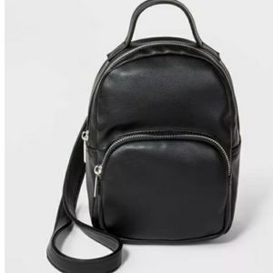 New Mini Convertible Backpack To Crossbody Bag